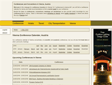 Tablet Screenshot of conferences-in-vienna.info